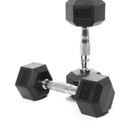 2pc 2.5kg/ 5kg/7.5kg Hexagon Dumbbells Gym Weights for Exercise Dumbbell Men's Fitness Equipment Home Ladies Rubber Dumbbells