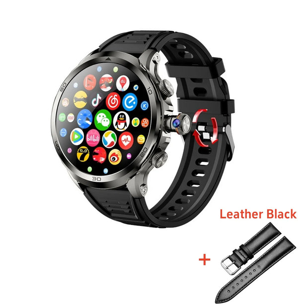 NEW Arrival H19 4G Full Netcom Smartwatch Android 9.0 With 1.95 inch Amoled Screen 900W Rotating Camera GPS WIFI Smart Watch Men