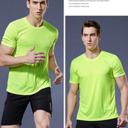 Summer Sport Gym t Shirt Men Quick Dry Running Bodybuilding Shirts Men Short Sleeve Fitness Tops Oversized Brazil t-Shirt Jersey