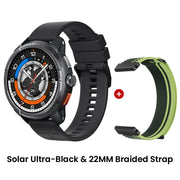 HAYLOU Solar Ultra GPS Smart Watch 1.6” AMOLED Display 60Hz Refresh Rate Bluetooth Calls 5ATM Water Resistance Sports Smartwatch