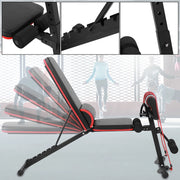 Adjustable Weight Bench Full Body Workout Foldable Incline Decline Exercise Workout Bench for Home Gym Strength Training Incline