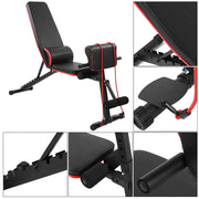 Adjustable Weight Bench Full Body Workout Foldable Incline Decline Exercise Workout Bench for Home Gym Strength Training Incline