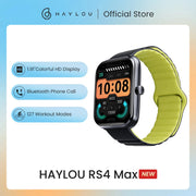 HAYLOU RS4 Max Smart Watch 1.91" HD Display Bluetooth Phone Calls Smartwatch 127 Sports Modes 9 Days Battery Life Watch for Men