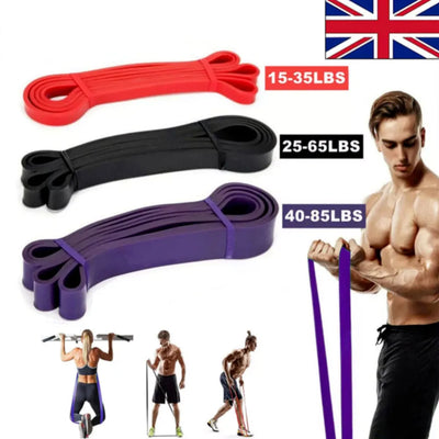 Resistance Bands Exercise Sports Loop Fiess Home Gym Yoga Latex Set Or Singles