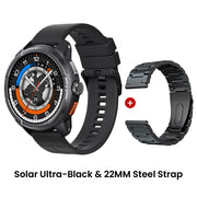 HAYLOU Solar Ultra GPS Smart Watch 1.6” AMOLED Display 60Hz Refresh Rate Bluetooth Calls 5ATM Water Resistance Sports Smartwatch