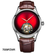 AESOP Flying Tourbillon Skeleton Watch For Men Mechanical Waterproof Mens Watches Top Brand Luxury Movement 316L Stainless Steel