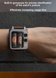 NEONWORKS new BTF nixie tube watch CRT TV retro design UNIQUE IN16 VACCUM ELECTRICAL PUNK CREATION LIMITED SELLING