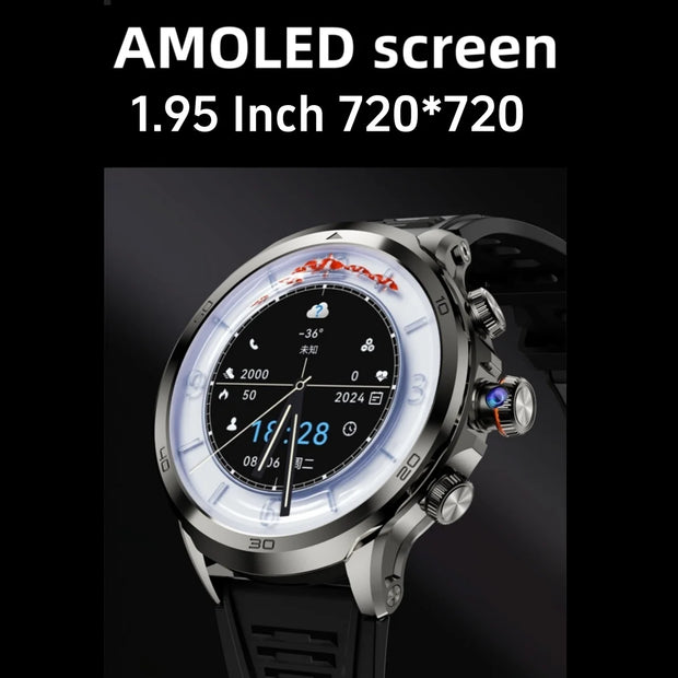 NEW Arrival H19 4G Full Netcom Smartwatch Android 9.0 With 1.95 inch Amoled Screen 900W Rotating Camera GPS WIFI Smart Watch Men