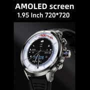 NEW Arrival 4G Full Netcom Android Smartwatch 1.95 inch Amoled Spherical Screen 256GB Storage GPS WIFI Download Smart Watch H19