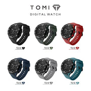 TOMI Men's Sports Watch Multi functional 30M Waterproof Outdoor Sports Electronic Watch Student Military Watch