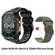 HAYLOU IRON N1 Smart Watch 2.13’’AMOLED Display 5ATM Waterproof Bluetooth Call Sport Smartwatch for Outdoor 30 Days Battery Life