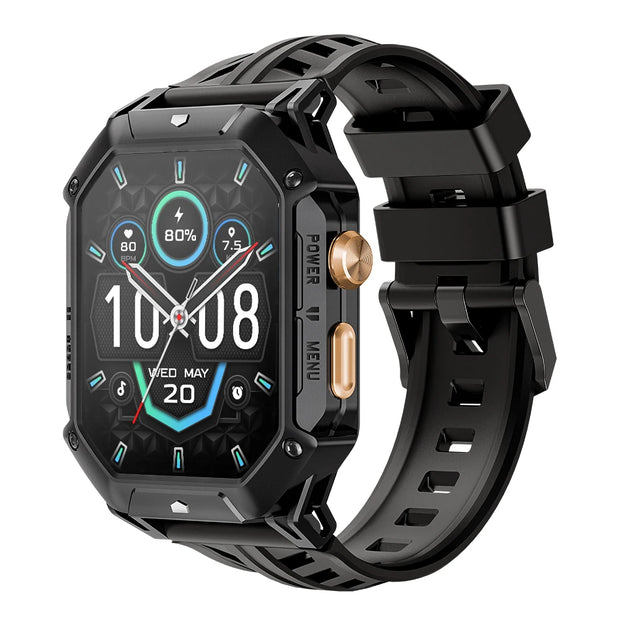 HAYLOU IRON N1 Smart Watch 2.13’’AMOLED Display 5ATM Waterproof Bluetooth Call Sport Smartwatch for Outdoor 30 Days Battery Life