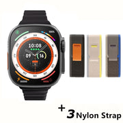 2025 new Smart Watch 9 ultra Pro MAX Gen 2 49mm Amoled Screen Smartwatch High Refresh Rate Wireless Charging Men Women For Sport