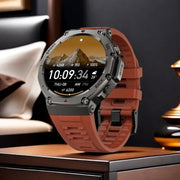 Military Smart Watch T-Rex 3 Bulit-in GPS Compass Altimeter Barometric 5ATM IP69K Waterproof AMOLED Bluetooth Call Smartwatch