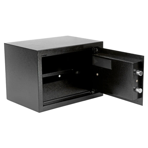 E25EA Small Size Electronic Digital Steel Safe Strongbox Black