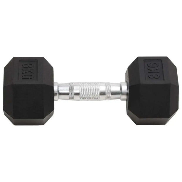 16kg Cast Iron Dumbbells - Set of 2 for Home Gym, Weight Training, Fitness Equipment