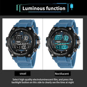 Top Luxury Electronic Watch for Man Outdoor Sport Watch Stopwatch Waterproof Calendar Digital Clock 24355