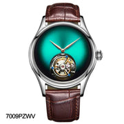 AESOP Flying Tourbillon Skeleton Watch For Men Mechanical Waterproof Mens Watches Top Brand Luxury Movement 316L Stainless Steel