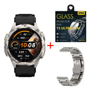 KOSPET TANK T3 Ultra 2 GPS Smart Watch Men Compass Altimeter Barometric 60 Days Battery 5ATM IP69K Waterproof AMOLED BT Call