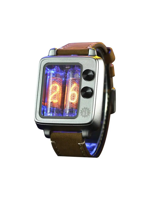 NEONWORKS new BTF nixie tube watch CRT TV retro design UNIQUE IN16 VACCUM ELECTRICAL PUNK CREATION LIMITED SELLING