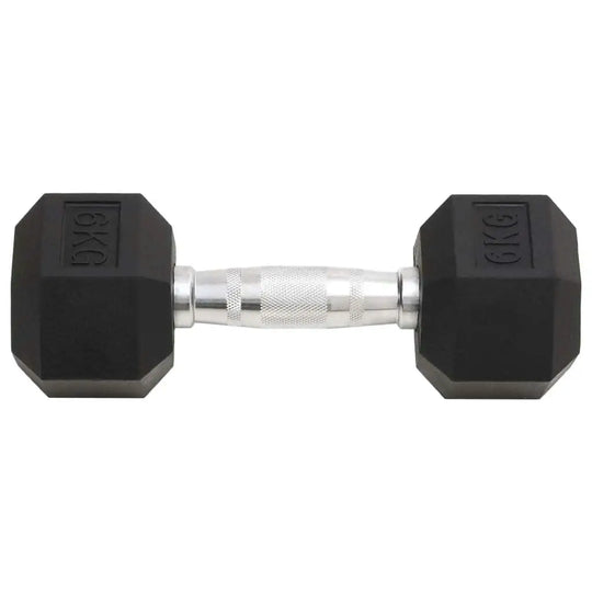 2 Pack 12kg Cast Iron Dumbbells - Adjustable Weight Free Weights for Home Gym Fitness