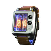 NEONWORKS new BTF nixie tube watch CRT TV retro design UNIQUE IN16 VACCUM ELECTRICAL PUNK CREATION LIMITED SELLING