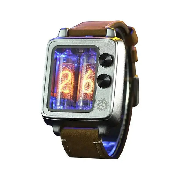 NEONWORKS new BTF nixie tube watch CRT TV retro design UNIQUE IN16 VACCUM ELECTRICAL PUNK CREATION LIMITED SELLING