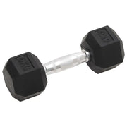 2 Pack 12kg Cast Iron Dumbbells - Adjustable Weight Free Weights for Home Gym Fitness