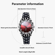 PINTIME Fashion Luxury Y2k Retro Claw Shaped Quartz Watches Men's Wristwatch brand Senior Ins Design Clock with Special Patterns