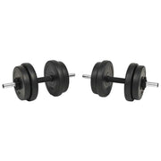 14-Piece 20kg Adjustable Dumbbell Set for Home Gym - Strength Training Weight Kit